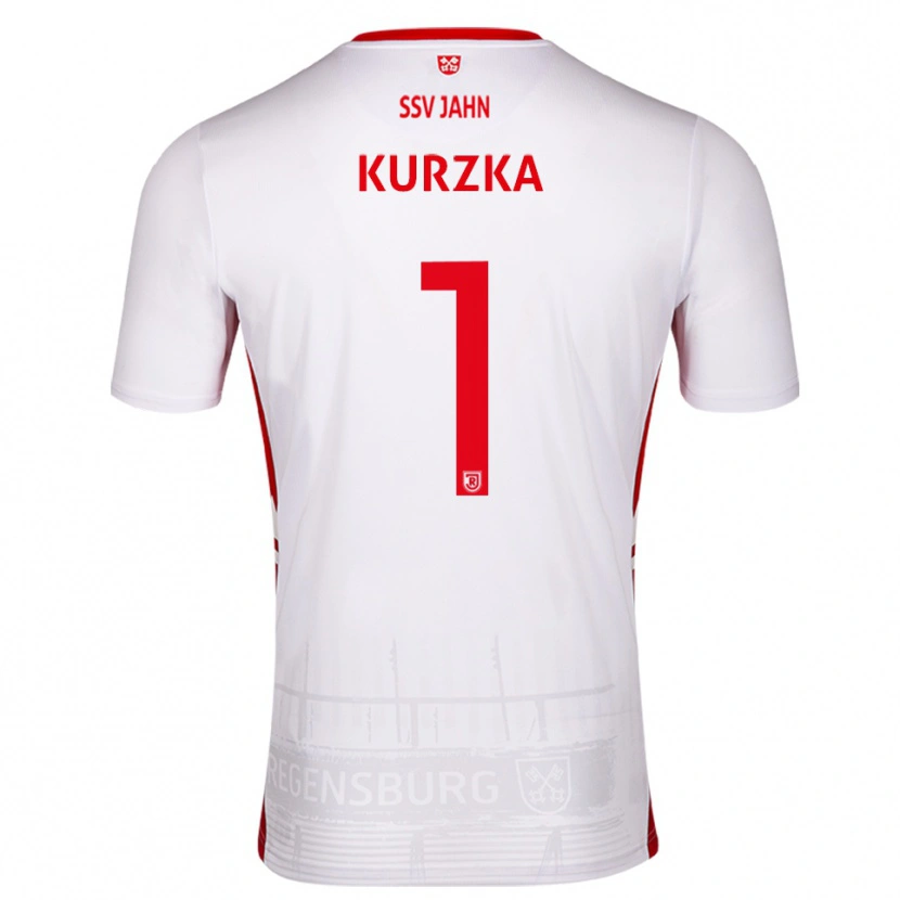 Danxen Heren Timo Kurzka #1 Wit Rood Thuisshirt Thuistenue 2025/26 T-Shirt België