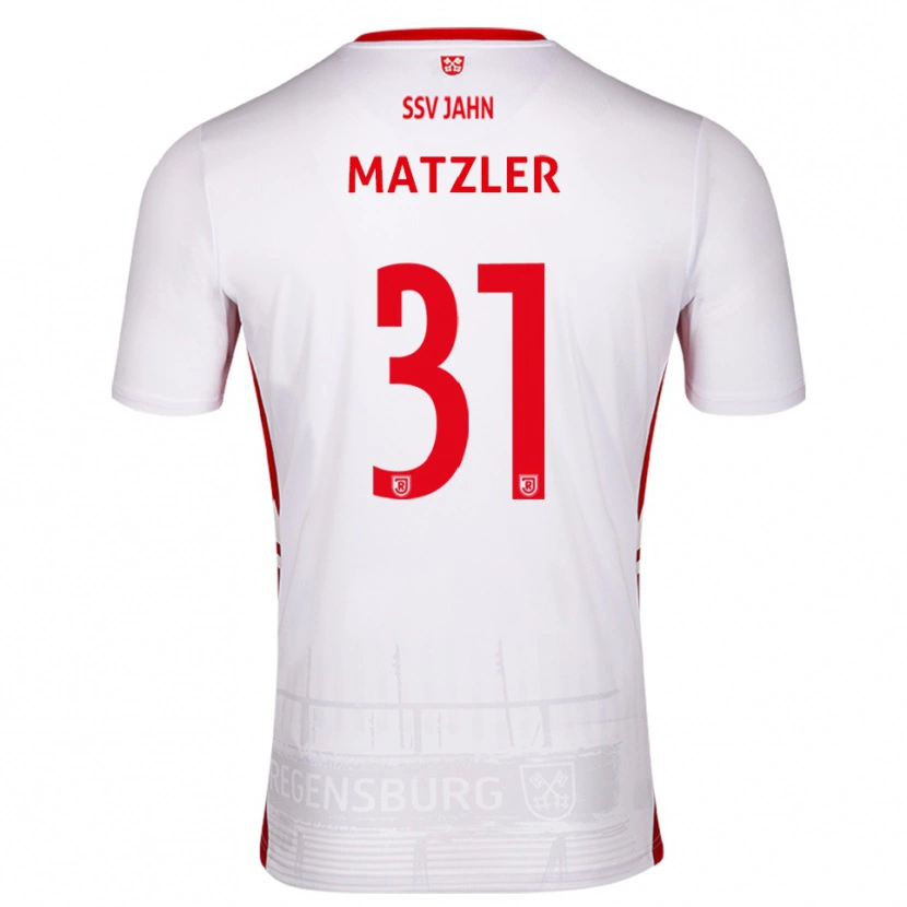 Danxen Heren Leo Mätzler #31 Wit Rood Thuisshirt Thuistenue 2025/26 T-Shirt België