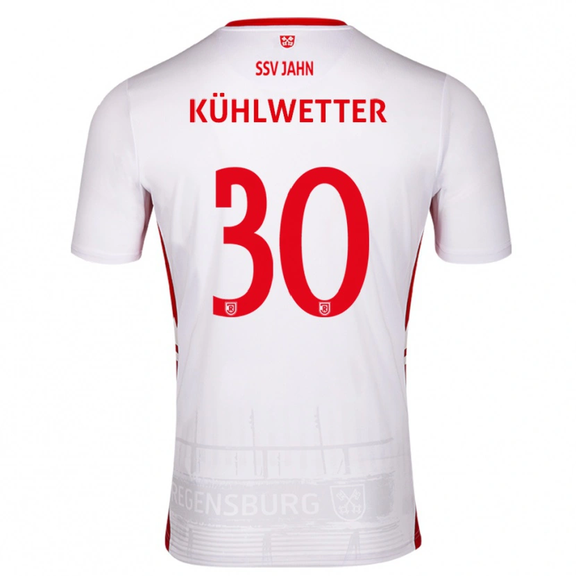 Danxen Heren Christian Kühlwetter #30 Wit Rood Thuisshirt Thuistenue 2025/26 T-Shirt België