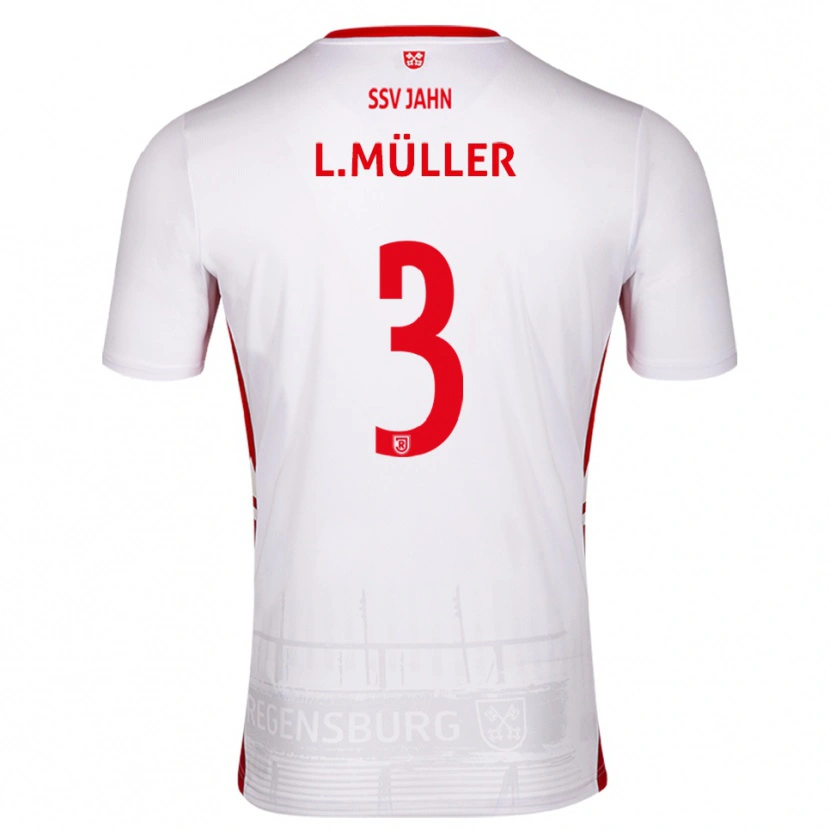 Danxen Heren Lenny Müller #3 Wit Rood Thuisshirt Thuistenue 2025/26 T-Shirt België