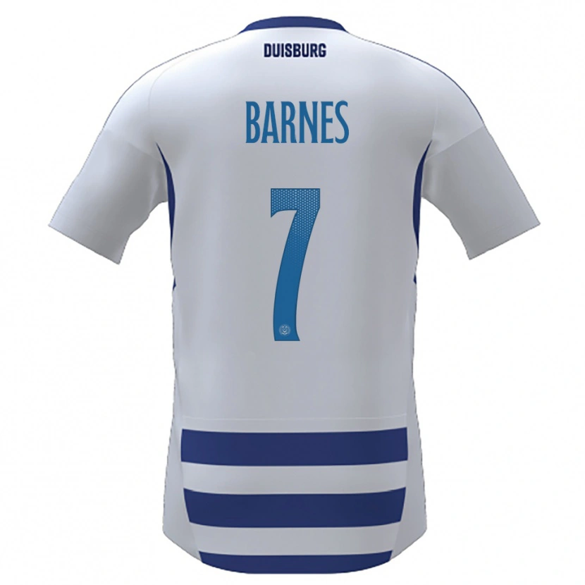 Danxen Heren Sejoba Barnes #7 Wit Blauw Thuisshirt Thuistenue 2025/26 T-Shirt België