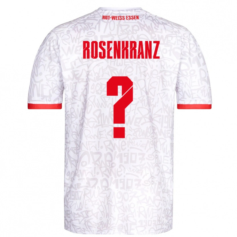 Danxen Heren Colin Rosenkranz #0 Wit Rood Thuisshirt Thuistenue 2025/26 T-Shirt België