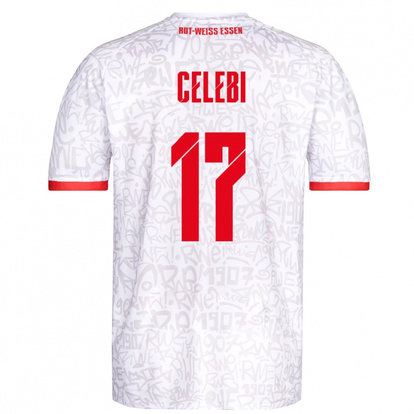 Danxen Heren Ekin Celebi #17 Wit Rood Thuisshirt Thuistenue 2025/26 T-Shirt België