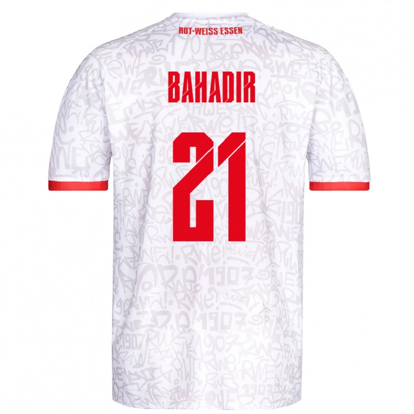 Danxen Heren Burak Bahadir #21 Wit Rood Thuisshirt Thuistenue 2025/26 T-Shirt België