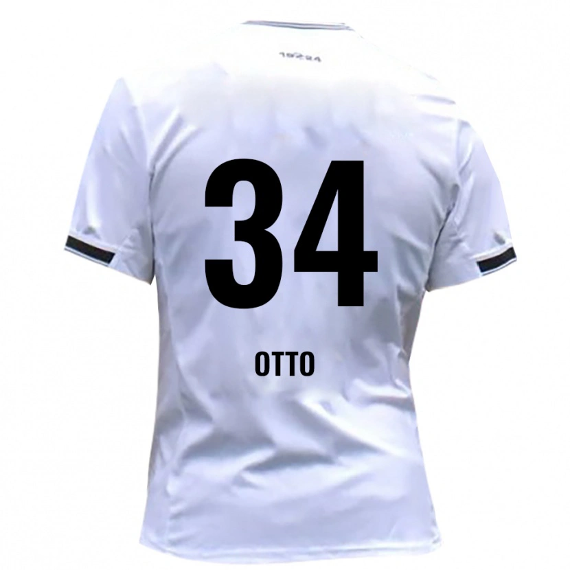 Danxen Heren Fynn Otto #34 Wit Rood Thuisshirt Thuistenue 2025/26 T-Shirt België