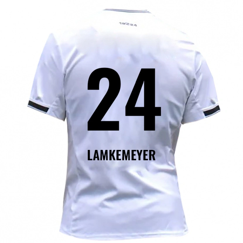 Danxen Heren Moritz Lamkemeyer #24 Wit Rood Thuisshirt Thuistenue 2025/26 T-Shirt België