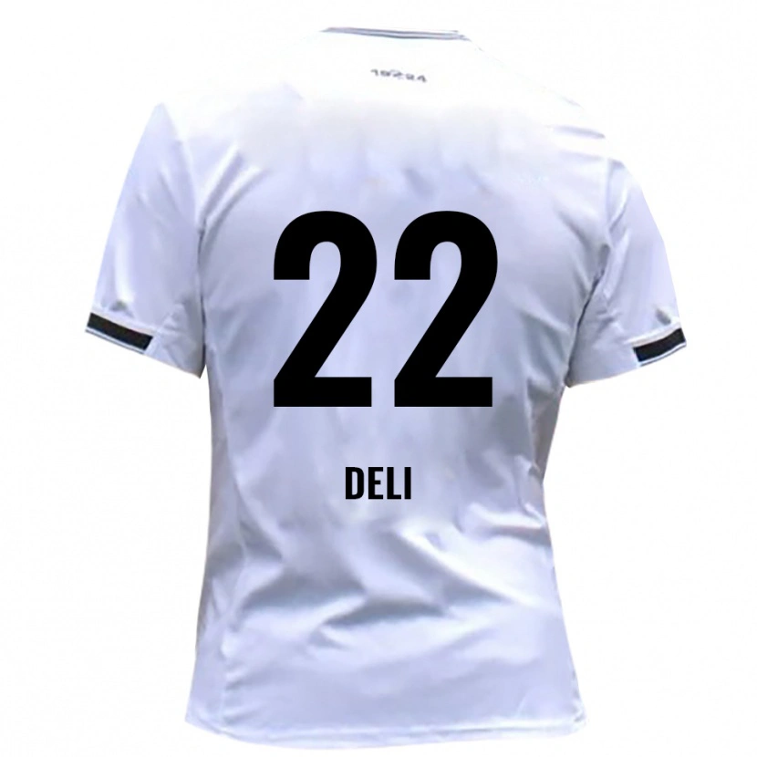 Danxen Heren Levin Deli #22 Wit Rood Thuisshirt Thuistenue 2025/26 T-Shirt België