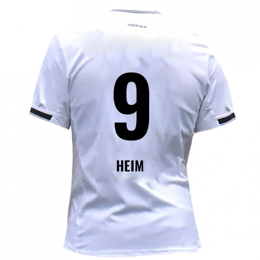 Danxen Heren Noah Heim #9 Wit Rood Thuisshirt Thuistenue 2025/26 T-Shirt België