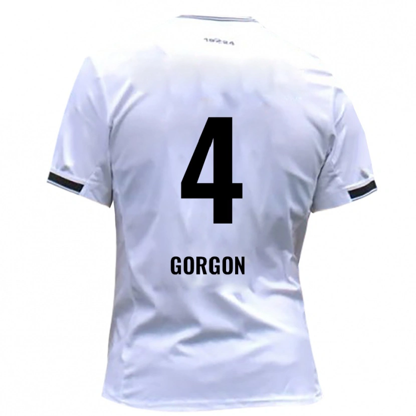 Danxen Heren Felix Gorgon #4 Wit Rood Thuisshirt Thuistenue 2025/26 T-Shirt België