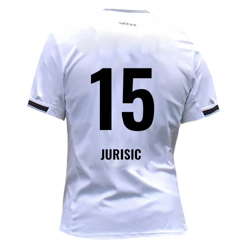 Danxen Heren Fabian Jurisic #15 Wit Rood Thuisshirt Thuistenue 2025/26 T-Shirt België