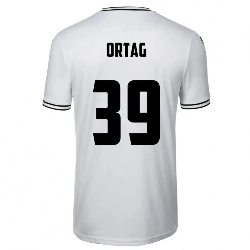 Danxen Heren Christian Ortag #39 Wit Zwart Thuisshirt Thuistenue 2025/26 T-Shirt België