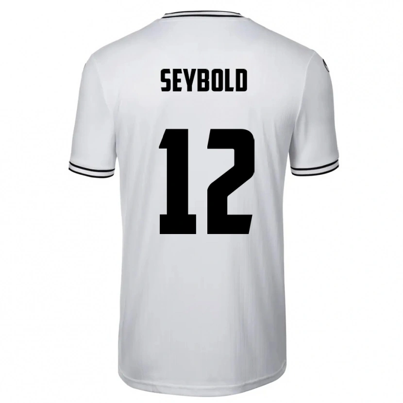 Danxen Heren Marvin Seybold #12 Wit Zwart Thuisshirt Thuistenue 2025/26 T-Shirt België