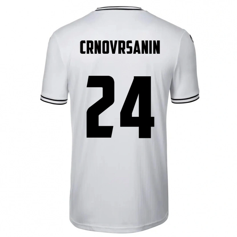 Danxen Heren Sadin Crnovrsanin #24 Wit Zwart Thuisshirt Thuistenue 2025/26 T-Shirt België