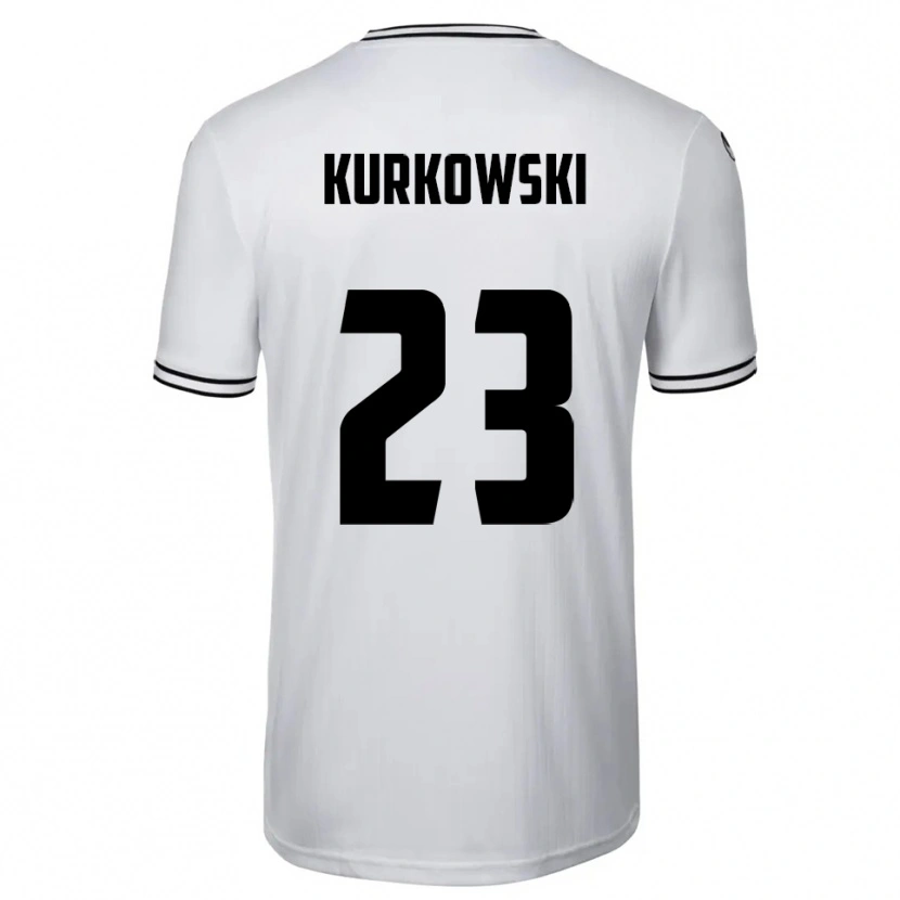 Danxen Heren Hannes Kurkowski #23 Wit Zwart Thuisshirt Thuistenue 2025/26 T-Shirt België