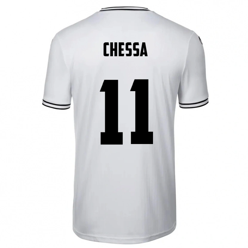 Danxen Heren Dennis Chessa #11 Wit Zwart Thuisshirt Thuistenue 2025/26 T-Shirt België