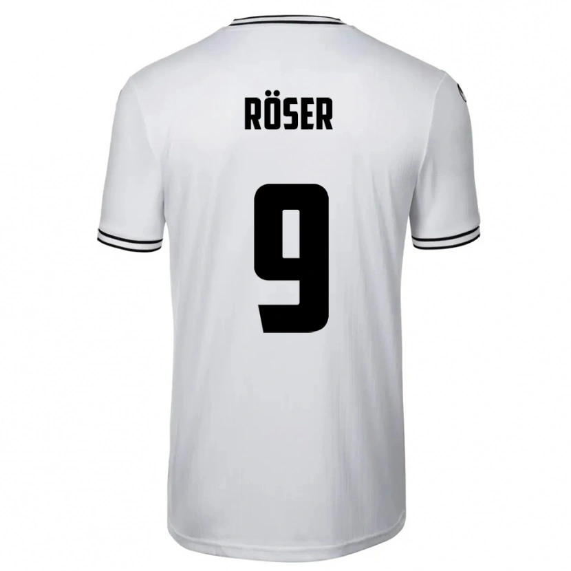 Danxen Heren Lucas Röser #9 Wit Zwart Thuisshirt Thuistenue 2025/26 T-Shirt België