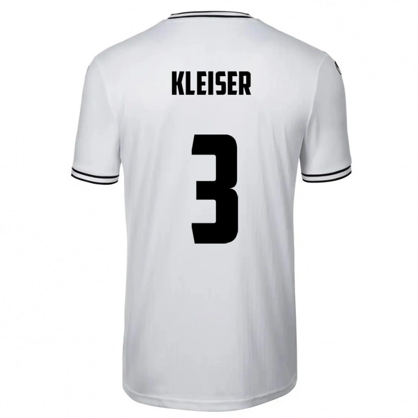 Danxen Heren Noah Kleiser #3 Wit Zwart Thuisshirt Thuistenue 2025/26 T-Shirt België
