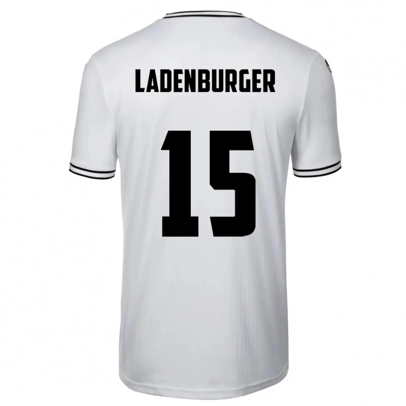 Danxen Heren Linus Ladenburger #15 Wit Zwart Thuisshirt Thuistenue 2025/26 T-Shirt België