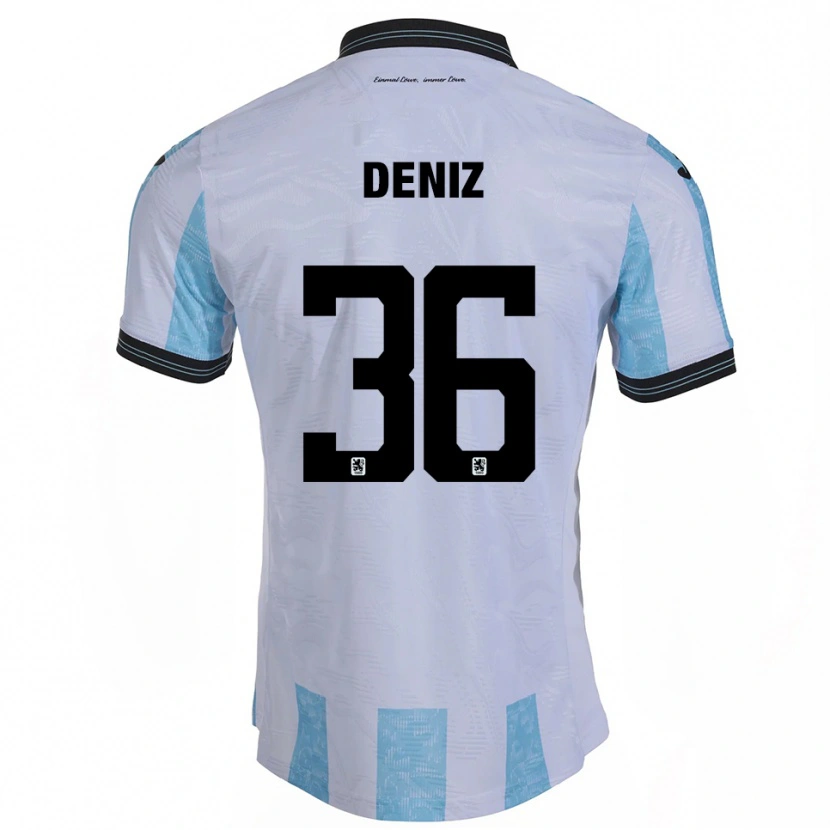 Danxen Heren Tunay Deniz #36 Wit Hemelsblauw Thuisshirt Thuistenue 2025/26 T-Shirt België