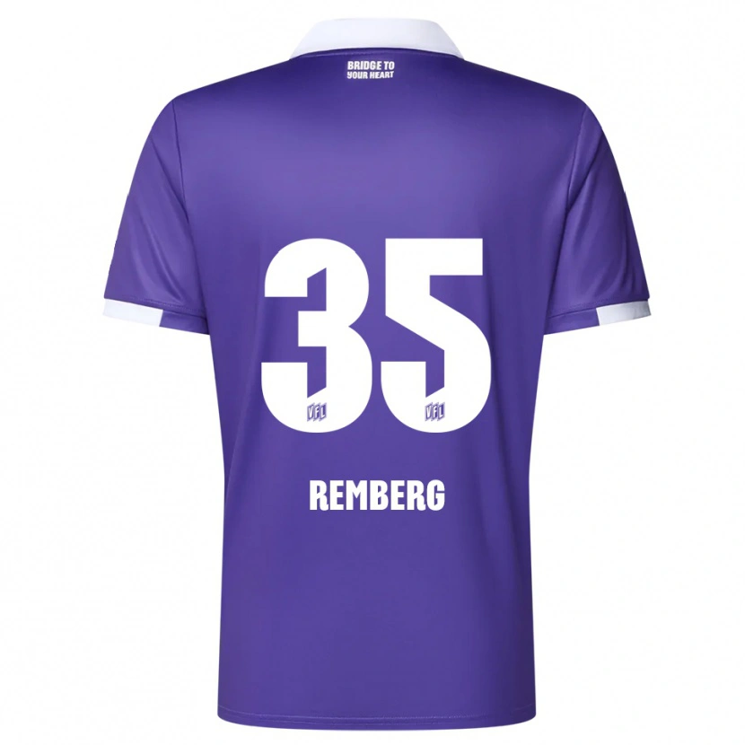Danxen Heren Mats Remberg #35 Paars Wit Thuisshirt Thuistenue 2025/26 T-Shirt België