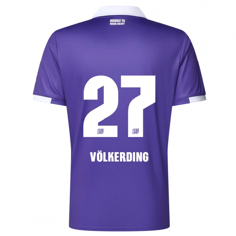 Danxen Heren Jakob Völkerding #27 Paars Wit Thuisshirt Thuistenue 2025/26 T-Shirt België