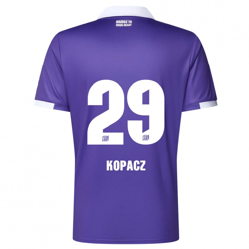 Danxen Heren David Kopacz #29 Paars Wit Thuisshirt Thuistenue 2025/26 T-Shirt België