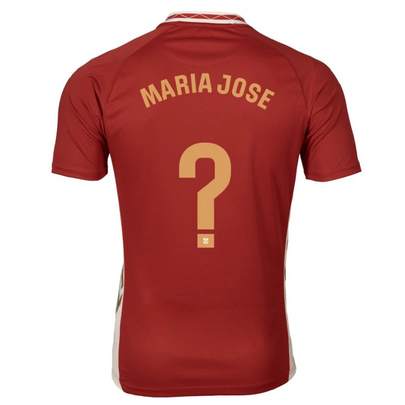 Danxen Heren María José Pérez González #0 Bordeaux Goud Uitshirt Uittenue 2025/26 T-Shirt België