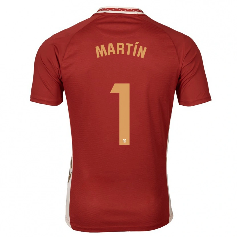 Danxen Heren Dani Martín #1 Bordeaux Goud Uitshirt Uittenue 2025/26 T-Shirt België