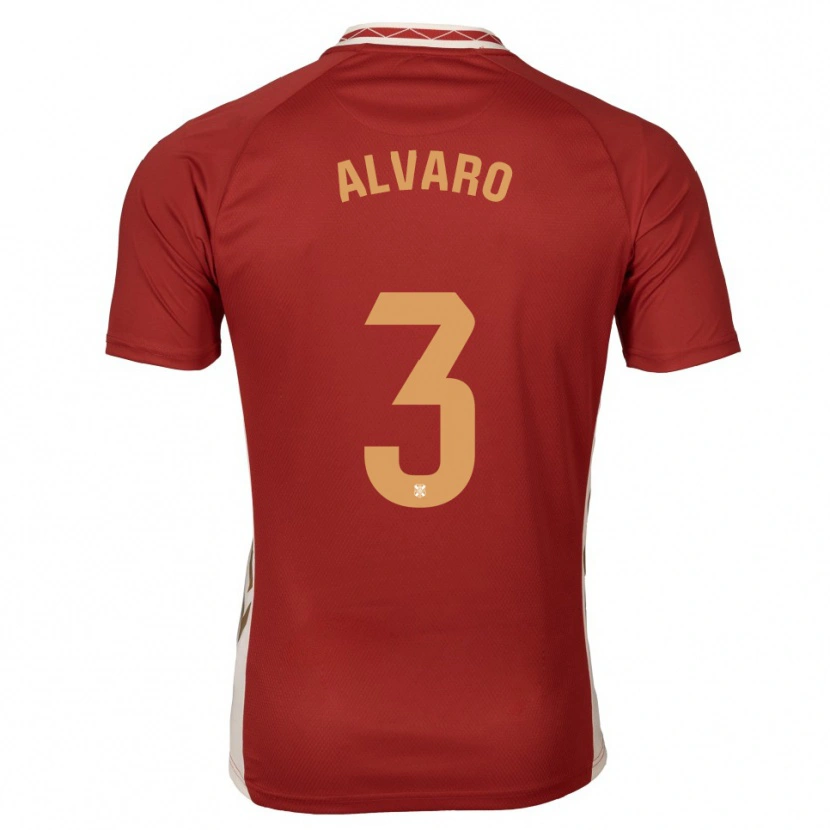 Danxen Heren Álvaro González #3 Bordeaux Goud Uitshirt Uittenue 2025/26 T-Shirt België