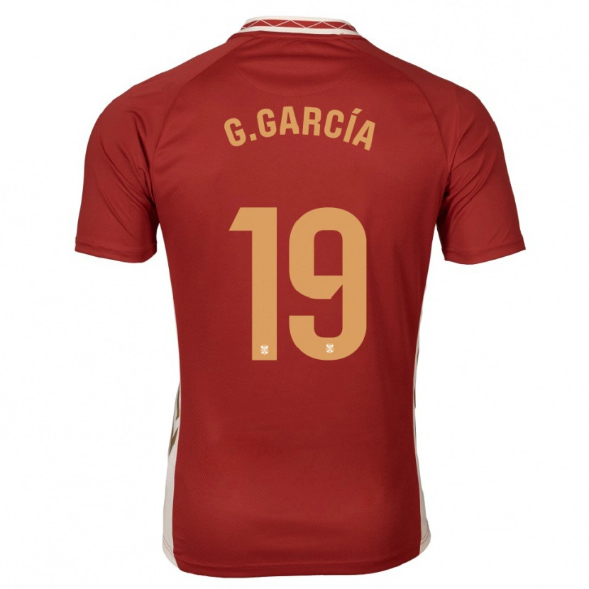 Danxen Heren Giovani García #19 Bordeaux Goud Uitshirt Uittenue 2025/26 T-Shirt België