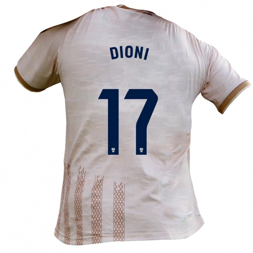 Danxen Heren Dioni #17 Gebroken Wit Bruin Uitshirt Uittenue 2025/26 T-Shirt België