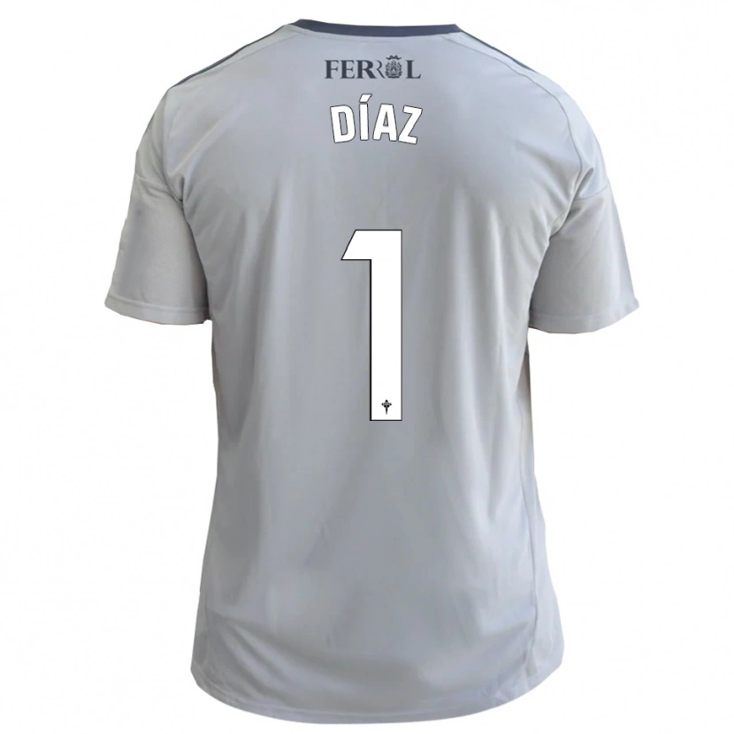 Danxen Heren Lucas Díaz #1 Grijs Zilver Uitshirt Uittenue 2025/26 T-Shirt België