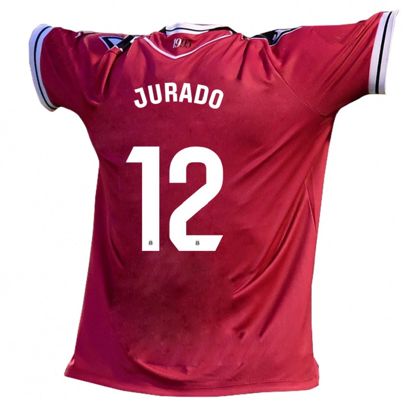 Danxen Heren Marc Jurado #12 Bordeauxzwart Uitshirt Uittenue 2025/26 T-Shirt België