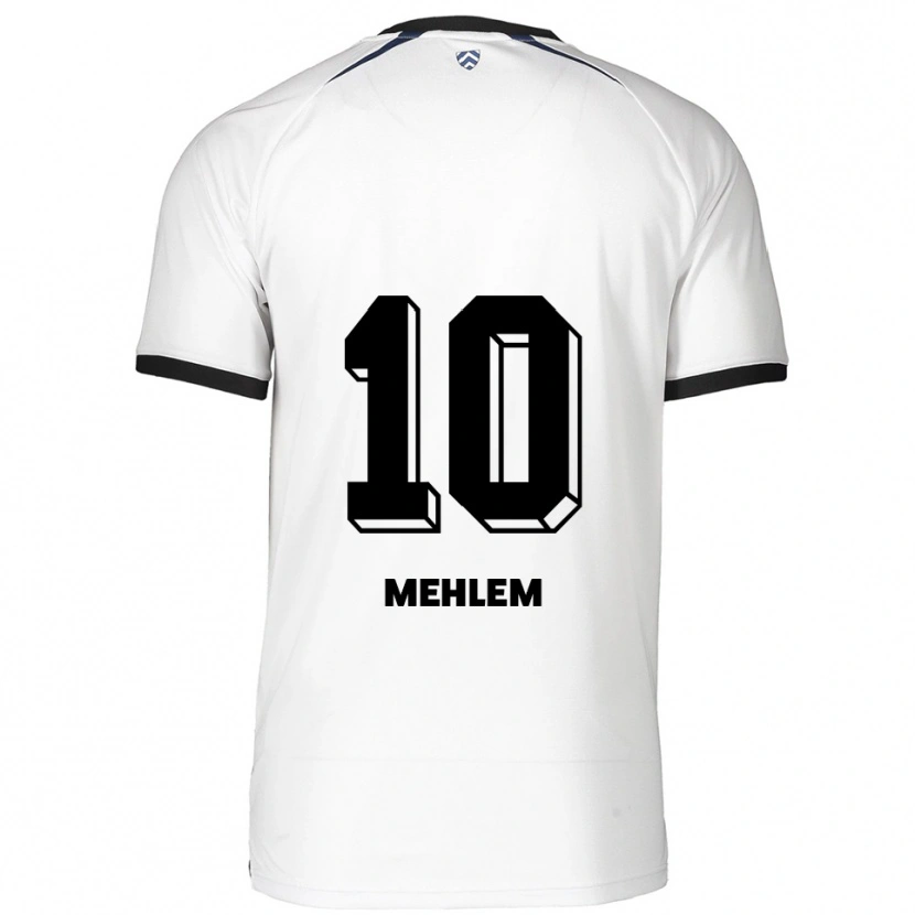 Danxen Heren Marvin Mehlem #10 Wit Zwart Uitshirt Uittenue 2025/26 T-Shirt België