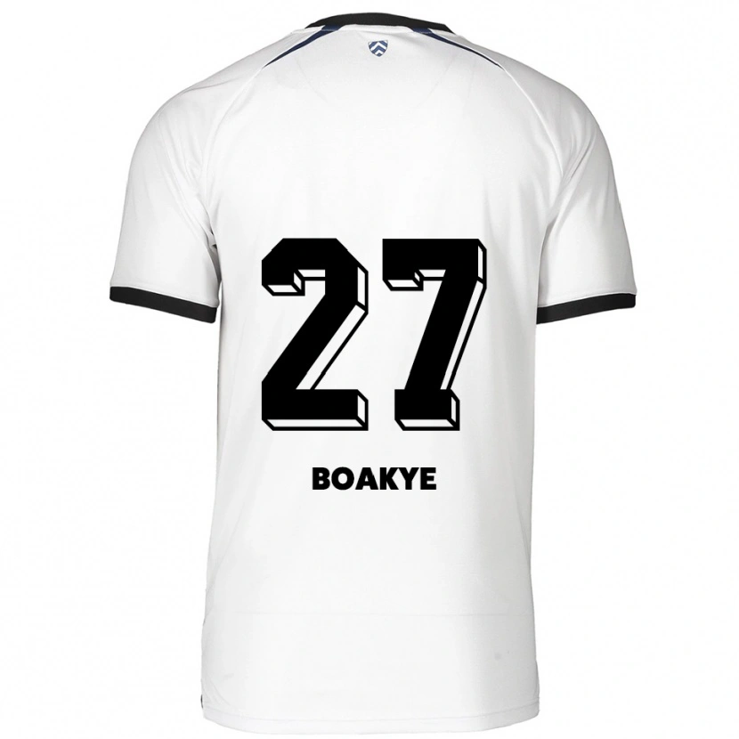 Danxen Heren Benjamin Boakye #27 Wit Zwart Uitshirt Uittenue 2025/26 T-Shirt België