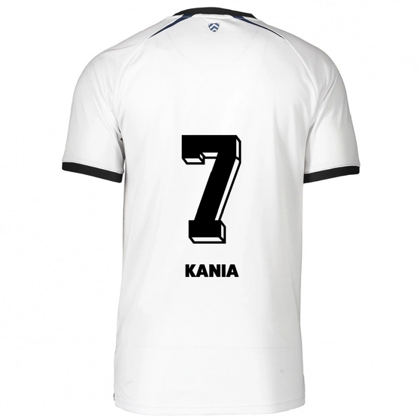 Danxen Heren Julian Kania #7 Wit Zwart Uitshirt Uittenue 2025/26 T-Shirt België