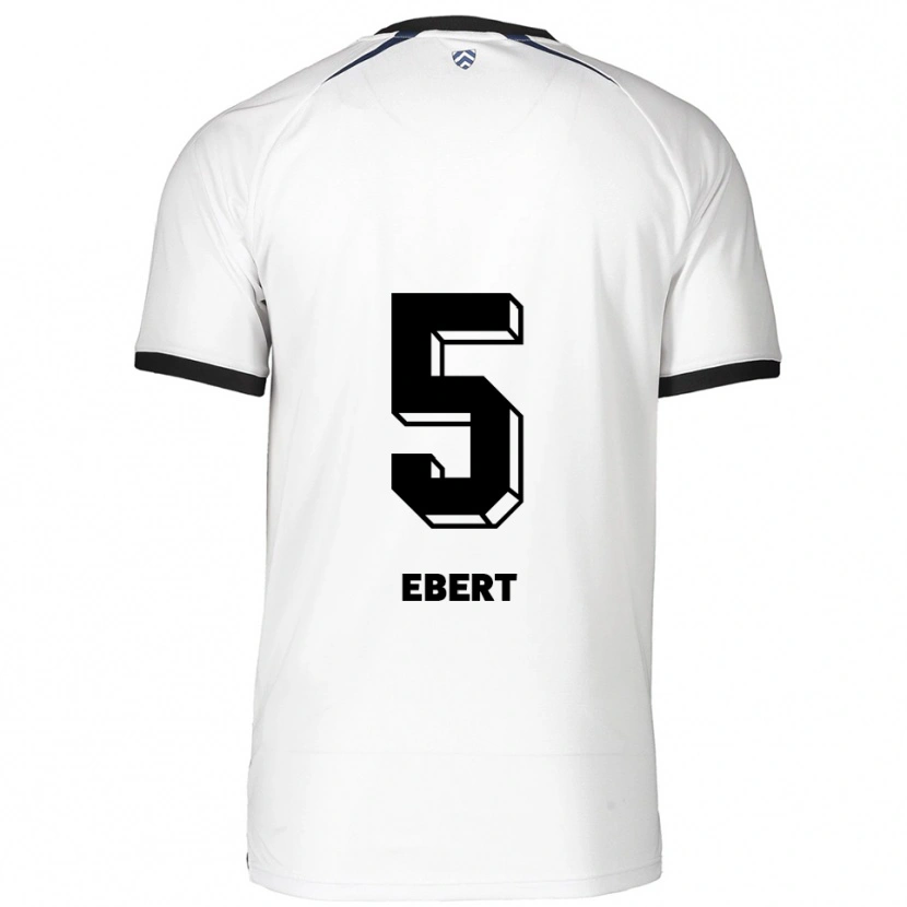 Danxen Heren Phine Ebert #5 Wit Zwart Uitshirt Uittenue 2025/26 T-Shirt België