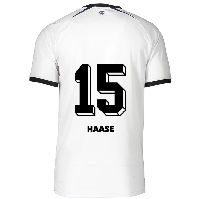 Danxen Heren Leo Haase #15 Wit Zwart Uitshirt Uittenue 2025/26 T-Shirt België