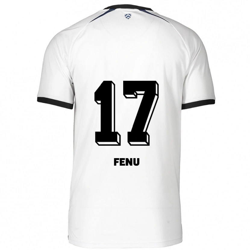 Danxen Heren Inci Fenu #17 Wit Zwart Uitshirt Uittenue 2025/26 T-Shirt België
