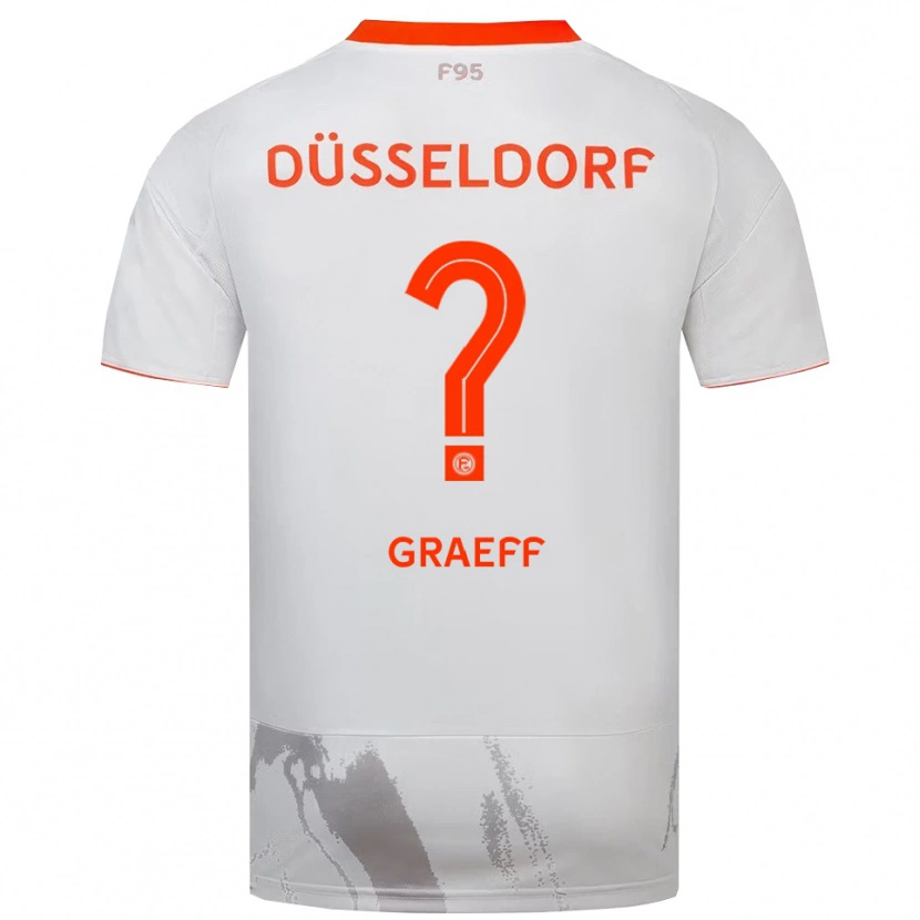 Danxen Heren Jamain Graeff #0 Wit Oranje Uitshirt Uittenue 2025/26 T-Shirt België