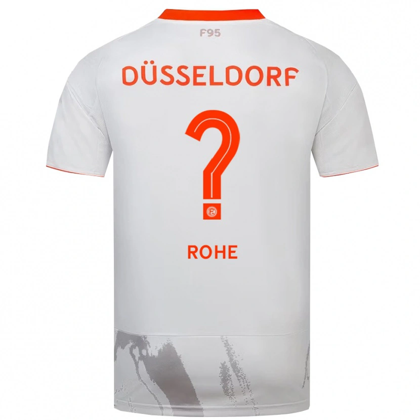 Danxen Heren Frieda Rohe #0 Wit Oranje Uitshirt Uittenue 2025/26 T-Shirt België