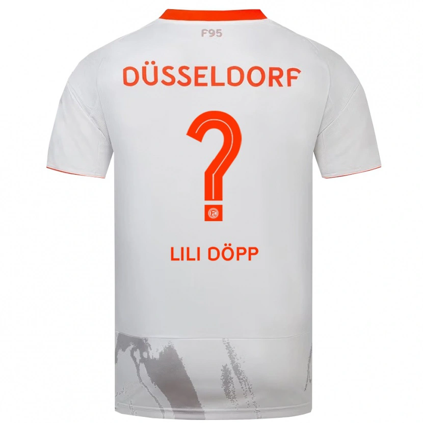 Danxen Heren Franzisca Lili Döpp #0 Wit Oranje Uitshirt Uittenue 2025/26 T-Shirt België