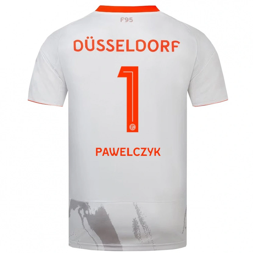Danxen Heren Tobias Pawelczyk #1 Wit Oranje Uitshirt Uittenue 2025/26 T-Shirt België