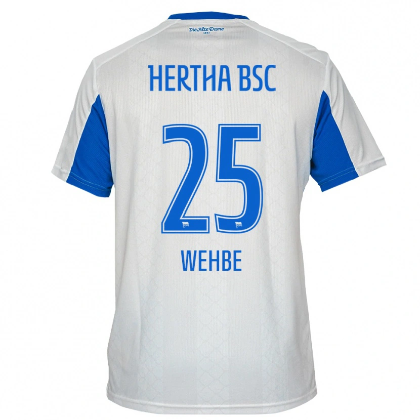 Danxen Heren Mohammed Wehbe #25 Wit Blauw Uitshirt Uittenue 2025/26 T-Shirt België