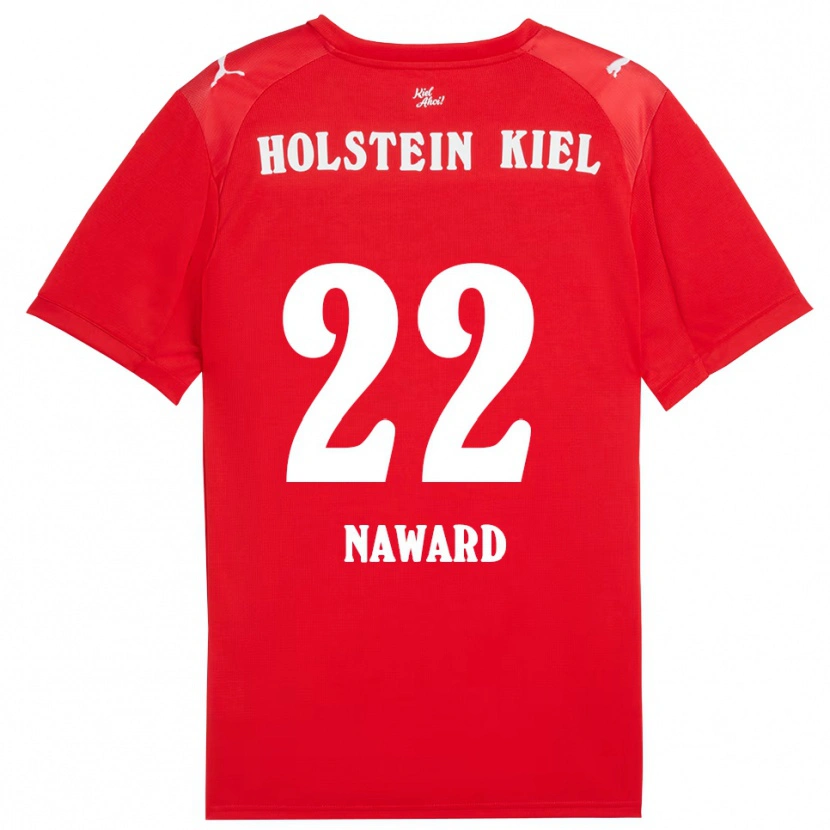Danxen Heren Lela Naward #22 Rood Blauw Uitshirt Uittenue 2025/26 T-Shirt België