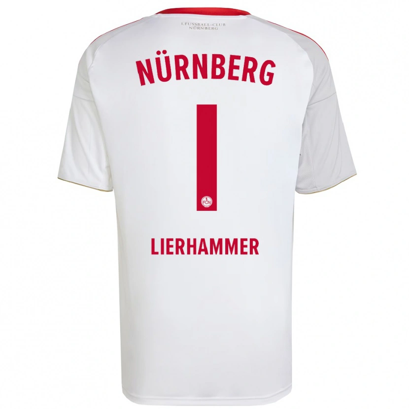 Danxen Heren Tim Lierhammer #1 Wit Rood Uitshirt Uittenue 2025/26 T-Shirt België