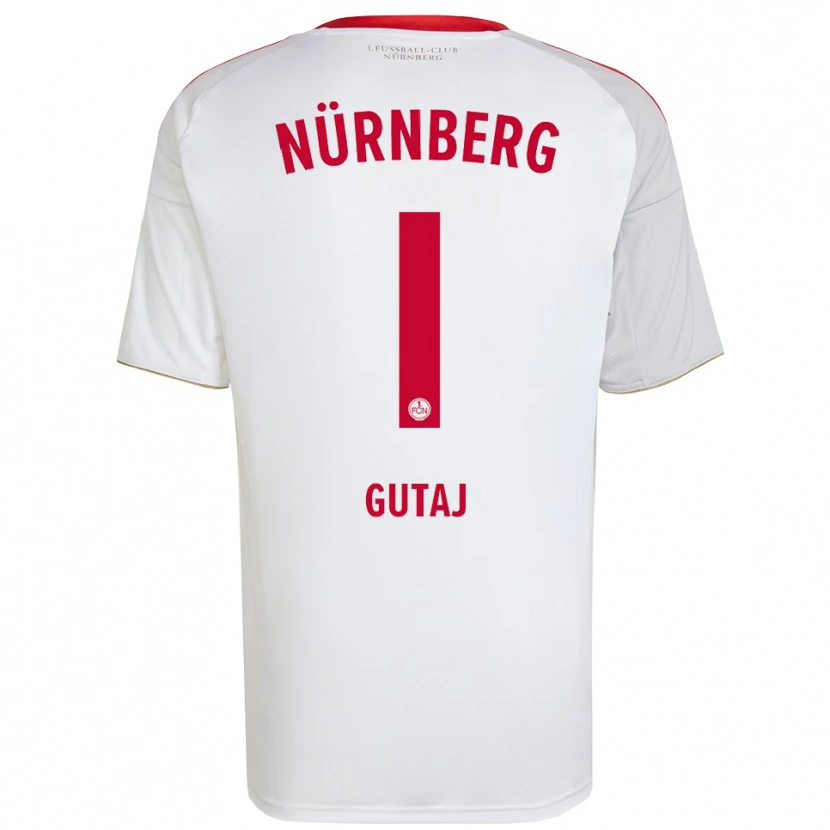 Danxen Heren Lindsay Gutaj #1 Wit Rood Uitshirt Uittenue 2025/26 T-Shirt België