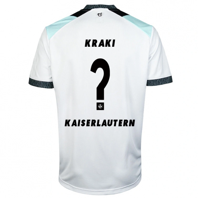 Danxen Heren Avdyl Kraki #0 Wit Zwart Uitshirt Uittenue 2025/26 T-Shirt België