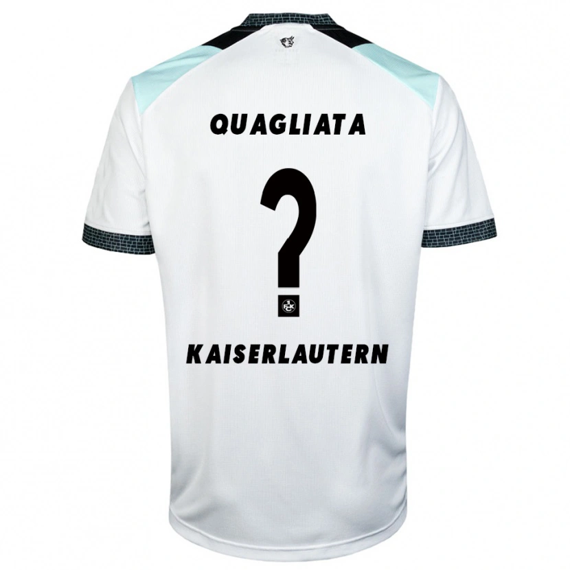 Danxen Heren Daniele Quagliata #0 Wit Zwart Uitshirt Uittenue 2025/26 T-Shirt België