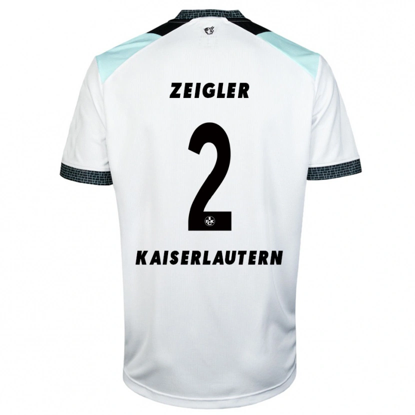 Danxen Heren Tyrese Zeigler #2 Wit Zwart Uitshirt Uittenue 2025/26 T-Shirt België